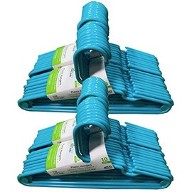 Technimark Mainstays Childrens Hangers 10-Count Peacock Plume - 4 Pack