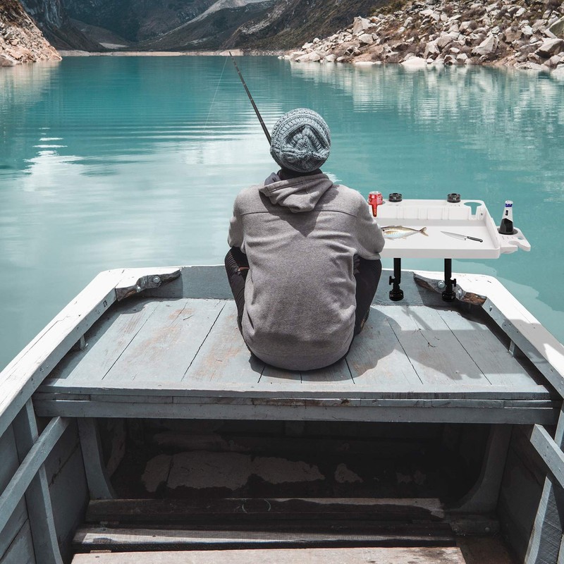 HITORHIKE Bait Board Set with Mounts and Extenders White Cutting