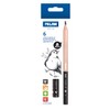 MILAN® Box of 6 6B MAXI Triangular Graphite Pencils
