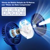 DAMUROS Mini ventilatore portatile con nebulizzatore d'acqua, 6 velocità, display