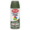 Krylon K05352207 ColorMaster Paint + Primer, Satin, Italian Olive, 12