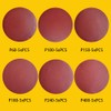 TPmax 30 PCS 200mm NO-Hole PSA Aluminum Oxide Sanding Disc,