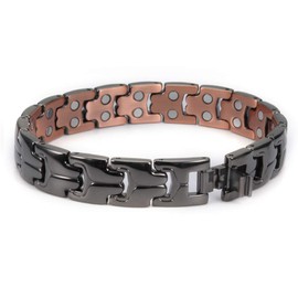 EnerMagiX Copper Anklet & Copper Bracelets for Men for Arthritis and Joint, Lymphvity Detox Ankle Therapy Bracelets, Adjustable Health Jewelry (Anklets C)