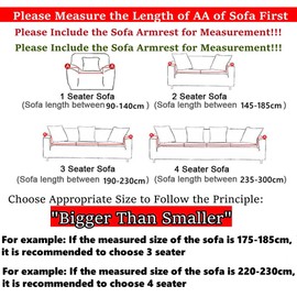 Lichi Sofa Cover, High Stretch Sofa Cover, Sofa Cover 1 Seater Non-Slip Spandex Sofa Slipcover for Dogs Pets Cats Couch Cover Furniture Protector Plush Sofa Slipcover (Green, 1 Seater)