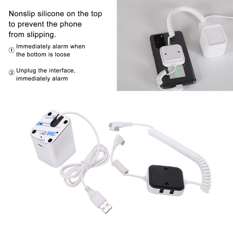 Anti Theft Cell Phone Display Stand 95‑120dB Security Alarm Fast