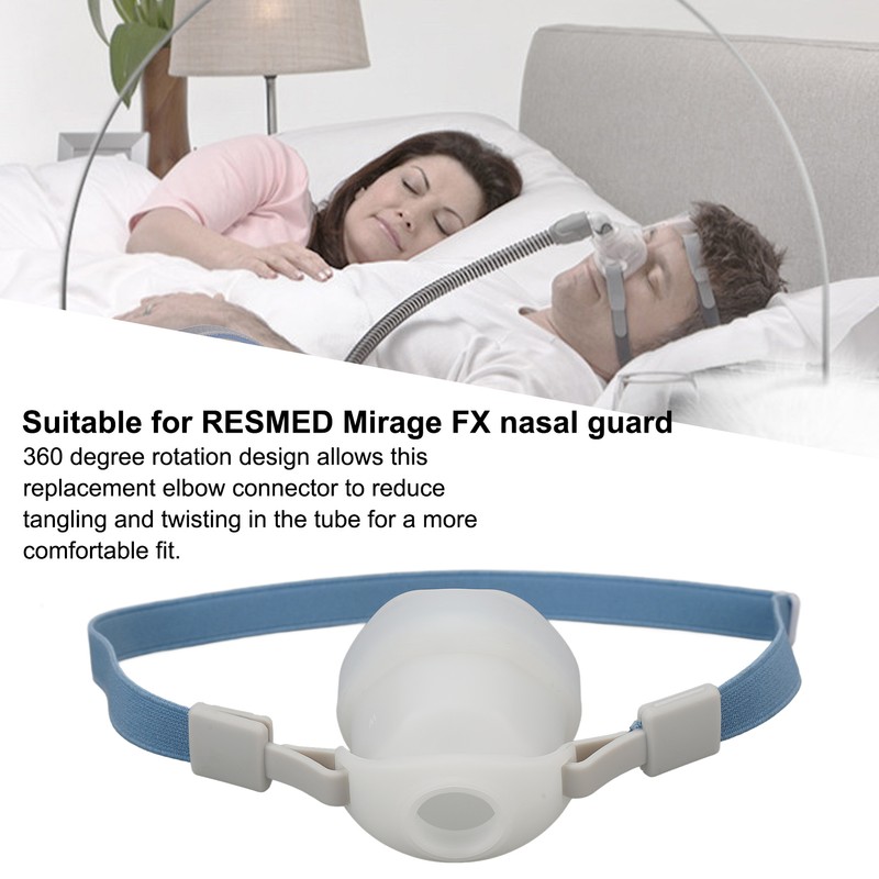 Silicone Cushion Headgear Elbow Replacement Breathing Machine Accessory Fit for