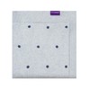 Clevamama Knitted Pom Pom Baby Blanket, Soft Organic Cotton Newborn