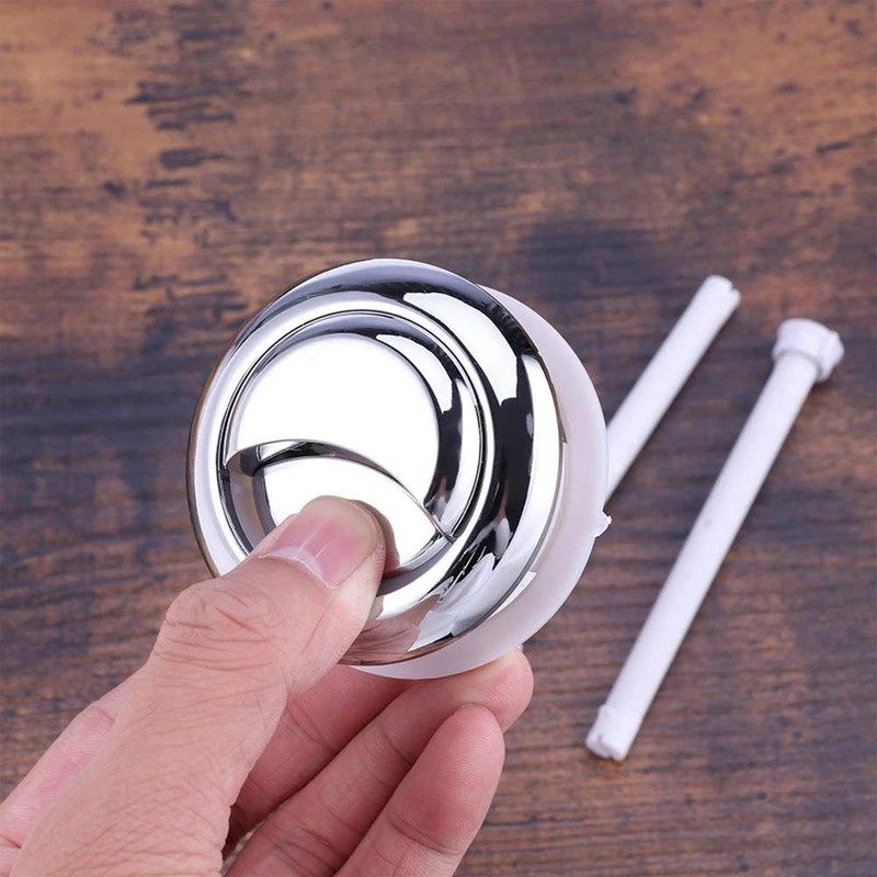 2 Pcs Standard 38 mm Toilet Buttons with Four Rods