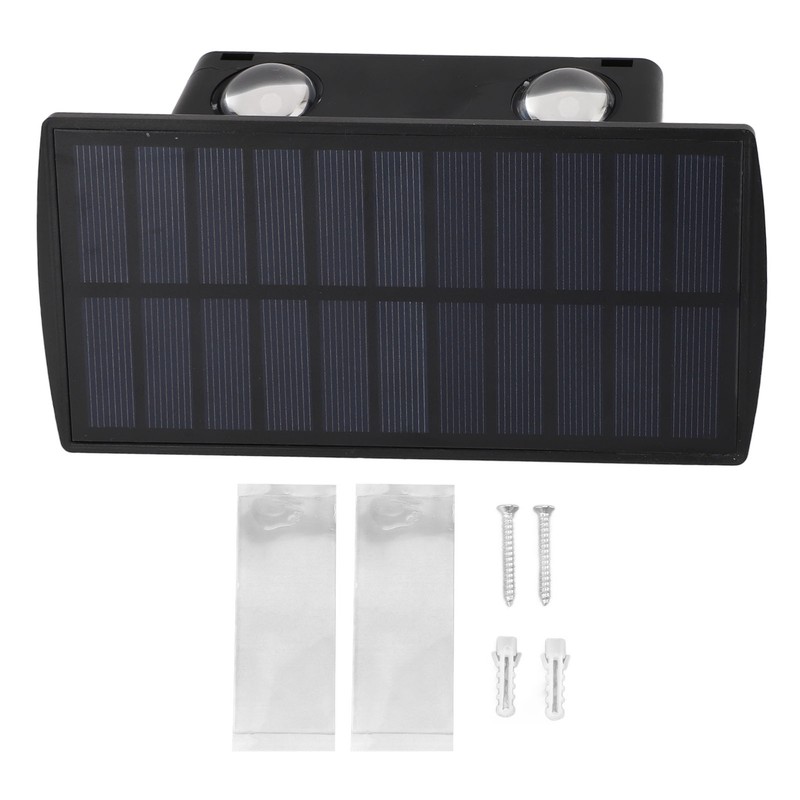 Solar Outdoor Wall Lights IP65 Waterproof Double Headed Solar Wall