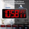TXL 13.7 Inch Large Digital Wall Clock with Remote Control,LED