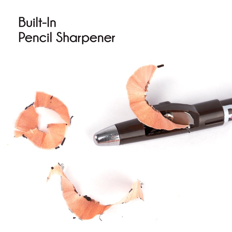 Ruby Kisses GoBrow Eyebrow Pencil, Sharpenable, Longwear, Long Lasting Eyebrow