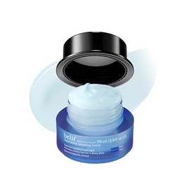 belif Vitamin E Jelly Overnight Mask – Hydrating & Plumping Face Moisturizer with Red Algae & Jojoba Oil, Deep Repair for Glass Skin, Korean Sleeping 