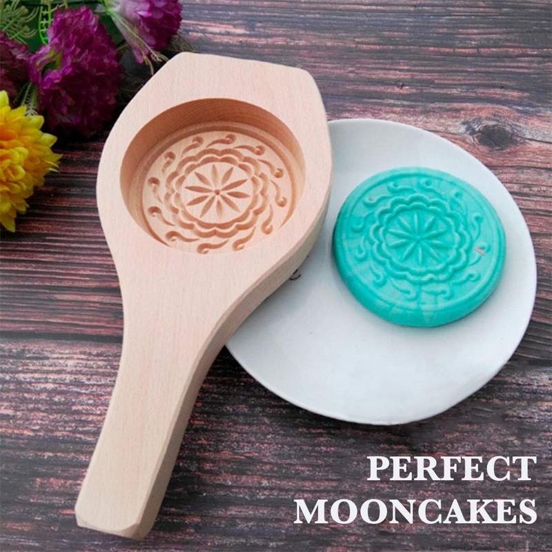 Killer's Instinct Outdoors Carved Round Wooden Mould Press Mooncake Mold