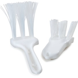 Carlisle 4052900 Lettuce, Fry, and Onion Cutter Brush, Nylon Bristles, 2-1/2" Length x 2-1/2" Width Brush, 6" Length