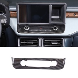 TOYCIDFG Dashboard Air Conditioner Switch Cover Trim Frame for Ford Maverick 2022-2024, Interior Center Control Car Decor Accessories (Carbon fiber grain)