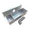 Grease Box for Restaurant Canopy Hood Exhaust Fan Galvanized Sheet
