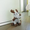 Door Draft Stop-Cute Deer Weighted Door Stopper for Home and