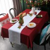Table Runner Faux Fur White Christmas Table Runner Decorative Fur