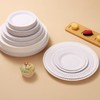 iPEAK Paper Plates Disposable Party Dishes 7inch - 18cm Natural