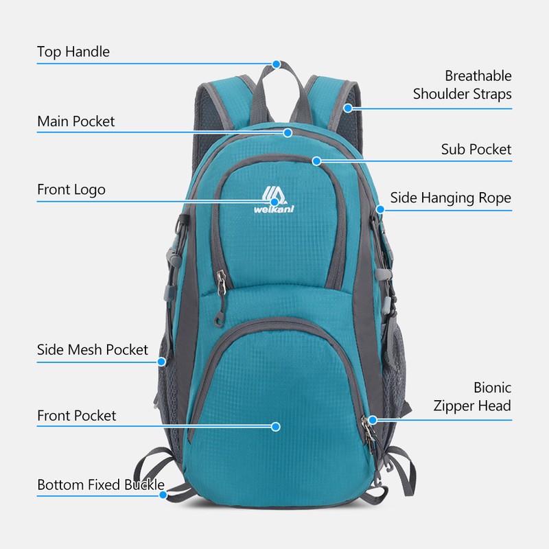Outdoor Cycle Hiking Backpack Water Resistant Travel Backpack 20L Mountaineering
