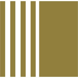 Ocean Tides Tissue Paper Gift Wrap Bulk Wrapping 50 Sheets | Solid Gold and Gold Stars | Gift Wrapping Paper Pack for Birthdays, DIY Crafts, Christmas | 15 x 20 inches |