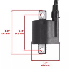 Caltric Ignition Coil for Yamaha Grizzly 660 YFM660 2002 2003 2004 2005 2006 2007 2008