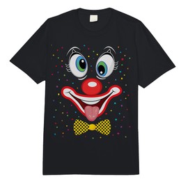 Carnival Clown Face Circus Costume Kids Men Women Carnivals Comfort Colors Adult Heavyweight T-Shirt