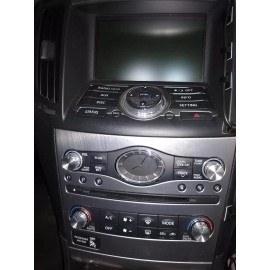 AtomBomb SILVER Aluminum Radio & A/C Knobs for Infiniti G37 G35 FX37 FX50 QX70 EX37 Q60