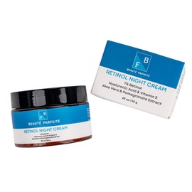 1% Retinol Facial Cream with Hyaluronic Acid, Vitamin E & Pomegranate Extract - Moisturizer for Face, Face Moisturizer, Face Moisturizer for Women - Beauté Parfaite