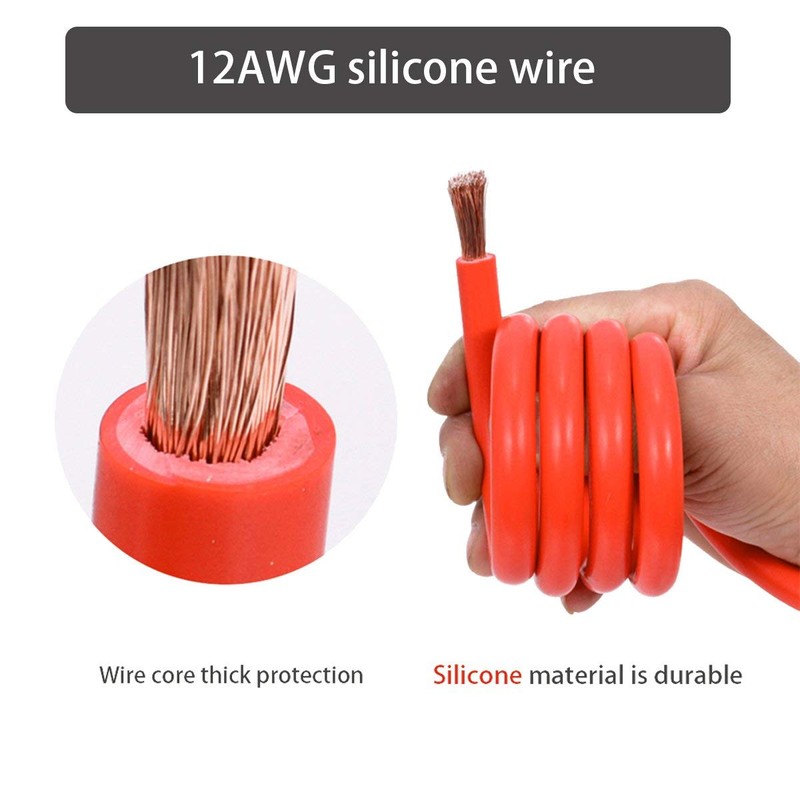 KUNCAN SAE to SAE Extension Cable 12AWG - 6FT DC