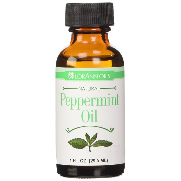 LorAnn Peppermint Oil SS Natural Flavor, 1 ounce bottle - 4 pack