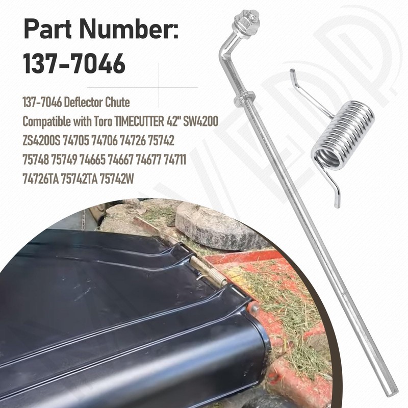 137-7046 Deflector Chute for Toro Exmark Quest TIMECUTTER 42" Lawn