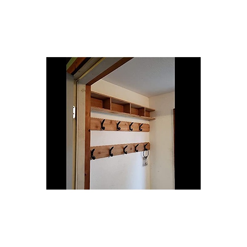 Spikes by Mike 10 REPURPOSED Railroad Spike Coat Hooks Coat
