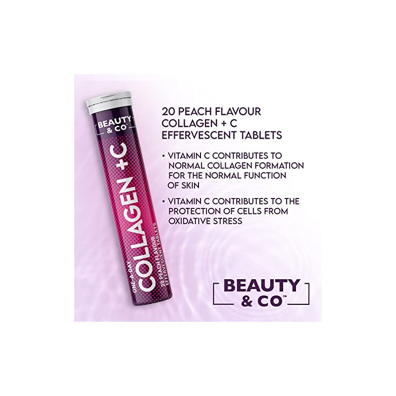 Collagen Effervescent - Marine Collagen & Vitamin C Supplement -