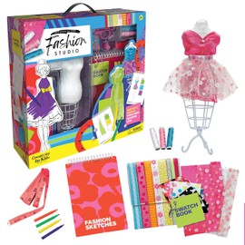 Creatividad para niños diseñada por You Fashion Studio: Kit de Manualidades de diseño de Moda para niñas de 9 a 12 años, Juguete de diseño de Vestido y Juego de Costura para niños, Regalos y Juguetes