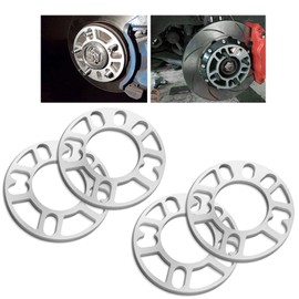 carleef 4PCS 8mm Hub Centric Wheel Spacers,Hubcentric Wheel Spacers Suitable for PCD 98-120mm 4/5 Hole Stud Wheels,Universal Wheels Spacer Compatible with Acura Audi BMW