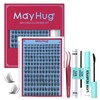 Mayhug Eyelash Extensions Set, Natural Lash Extension Set, 8-18 mm,