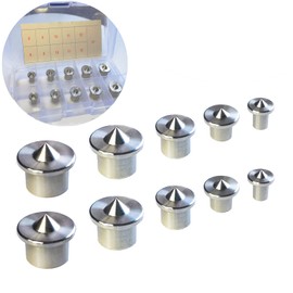 Dowel Centers-Metric Dowel Center Transfer Plugs 10PCS with 5 Sizes of 6/8/10/11/12mm Dowel Centering Pins Joinery Accessories -by MinliGUY Woodworking
