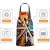 BGBDEIA Guitar Surrounded with the Lightnings Chefs Apron, Cooking and