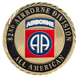 United States Army 82nd Airborne Division All American Challenge Coin