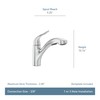 Moen Brecklyn Glacier White One-Handle Single-Hole Kitchen Faucet with Pull-Out