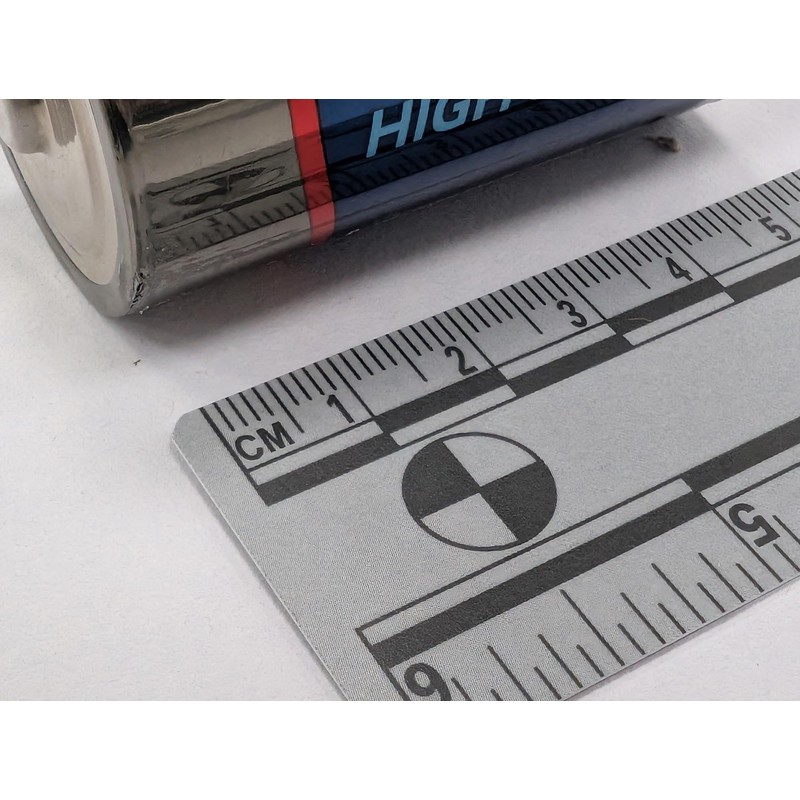 Crime Scene Professional Evidence Photography Scale, 10-Pack, 15cm/6inch Vinyl Rulers