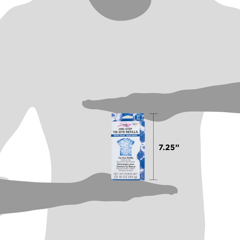 Tulip One-Step Tie-Dye Kit Dye Refill Packs, Royal Blue