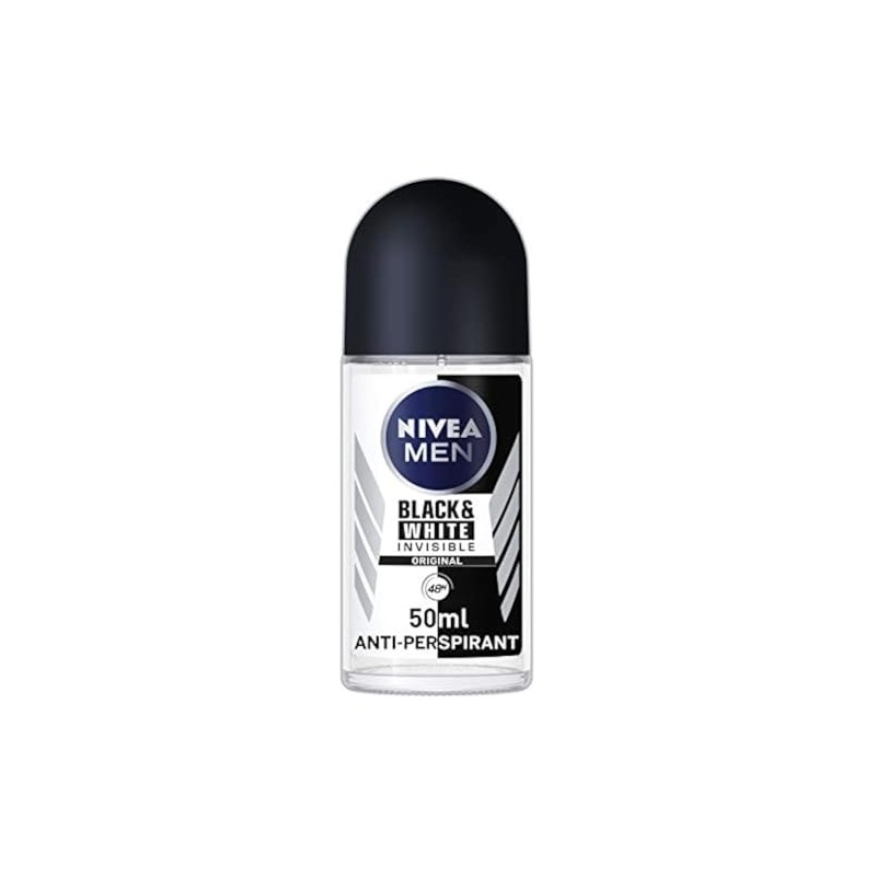 NIVEA 48h Deodorant Roll-on Roll on Invisible for Black&white Anti