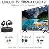 2.4GHz Wireless TV Headphones for Seniors, Open-Ear Hook Design for