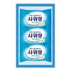 Mugunghwa Showerang White Floral Face & Body Soap 130g Pack of 3 2ea