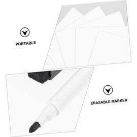 Operitacx Waterproof Memo Sticker Pad Set 1 Pack Reusable for Smooth Writing Easy Peel and Paste Removable Design for Easy Re-positioning Noticeable Memo Pad Random Color