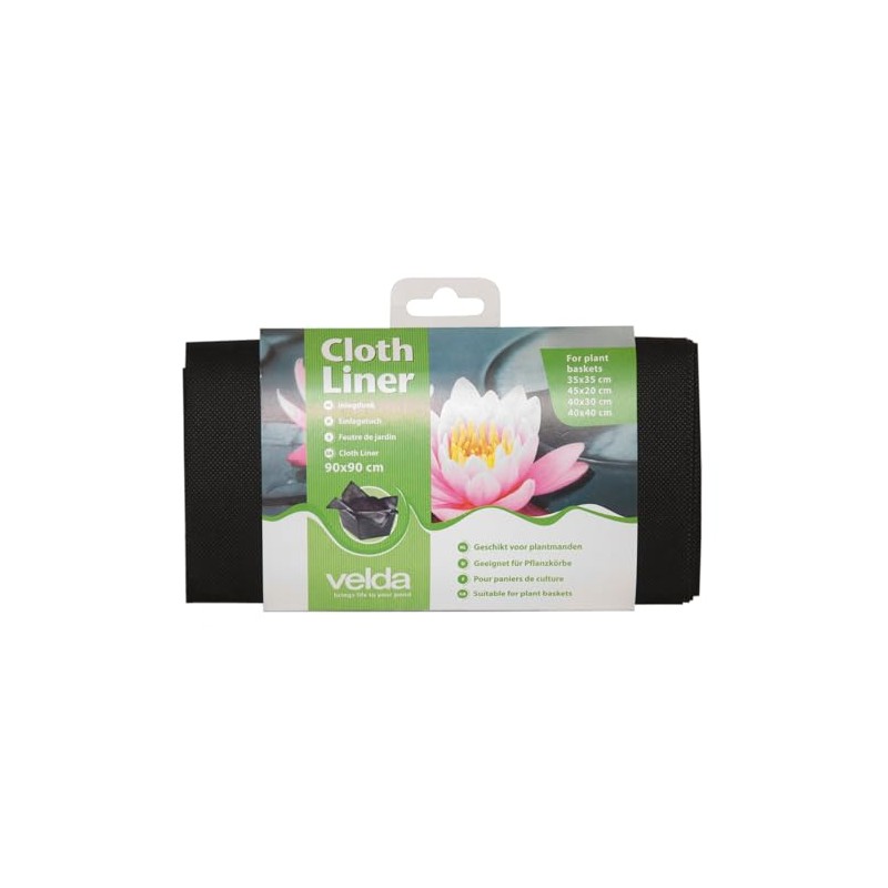 velda Cloth Liner 60 x 60 cm (60), Black