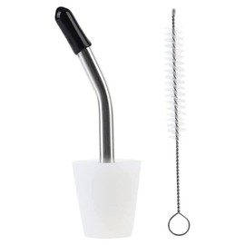 ABOOFAN Stainless Steel Extended Kettle Spout with Pipe Cleaning Brushes for Teapot Kettle 1 Set