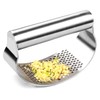 Stainless Steel Garlic Press Garlic Crusher Curved Shaped Presser and